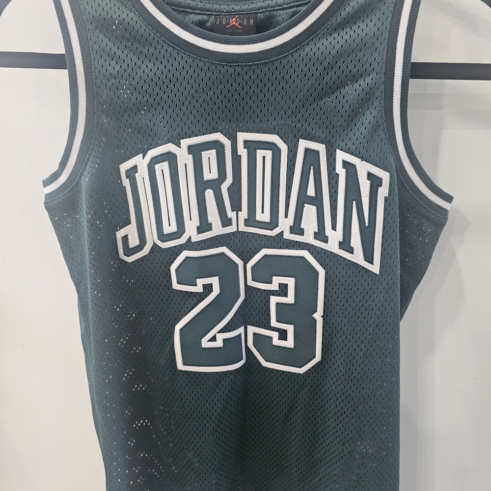 Jordan 23 Green Basketball Jersey
